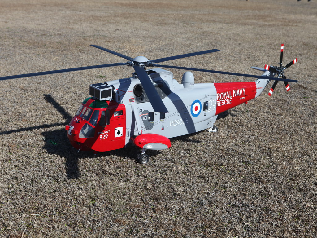 rc sea king helicopter